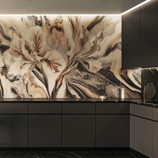 Carta da parati Silk Whispers di London Art