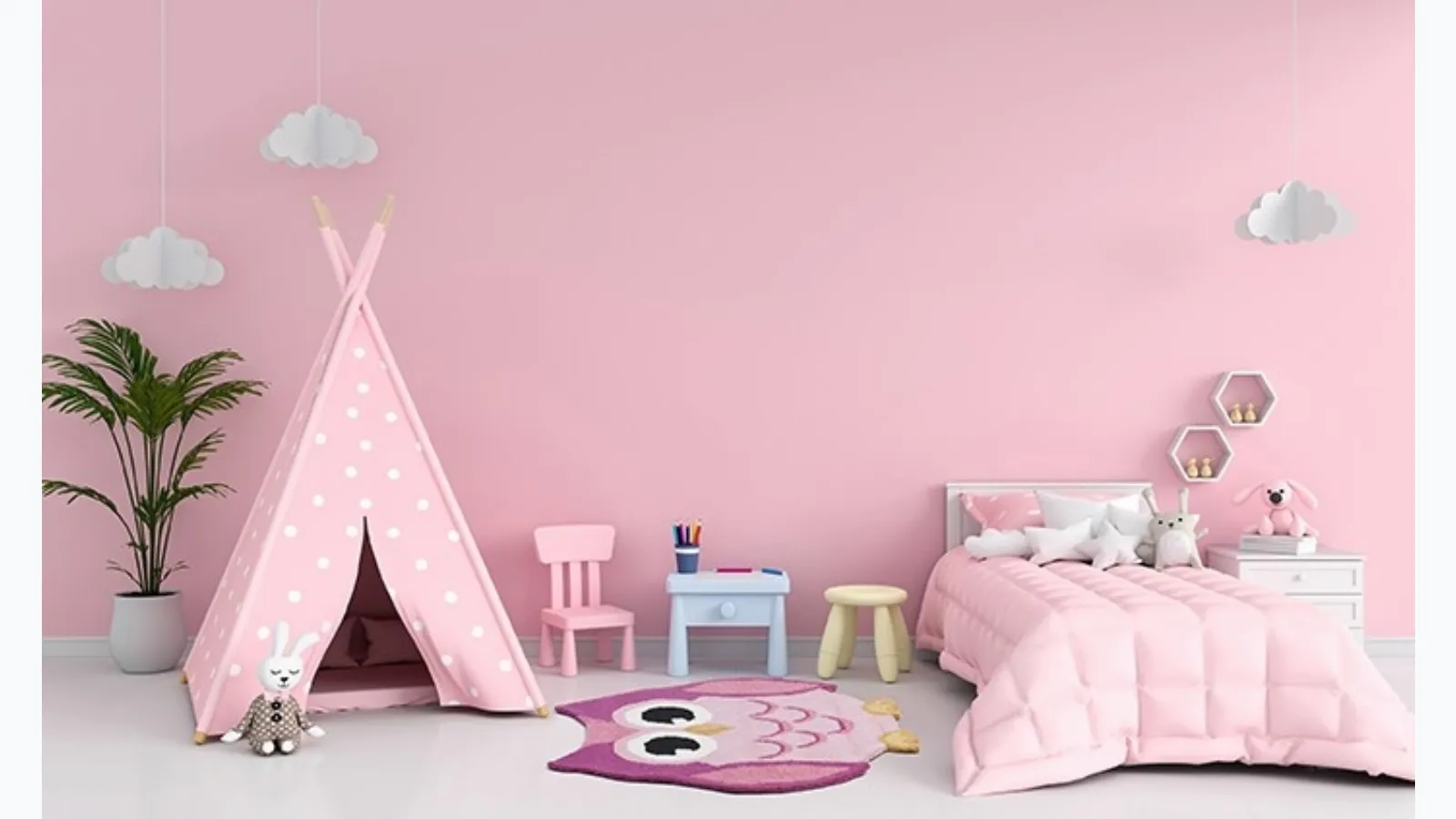 Tappeto da cameretta per bambini Animals di Sitap
