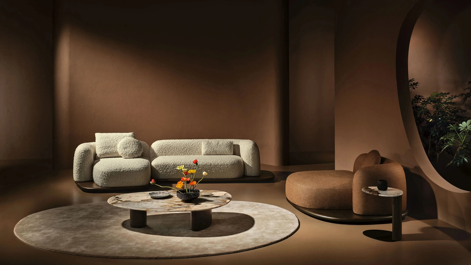 Tavolino Lake in marmo di Nature Design