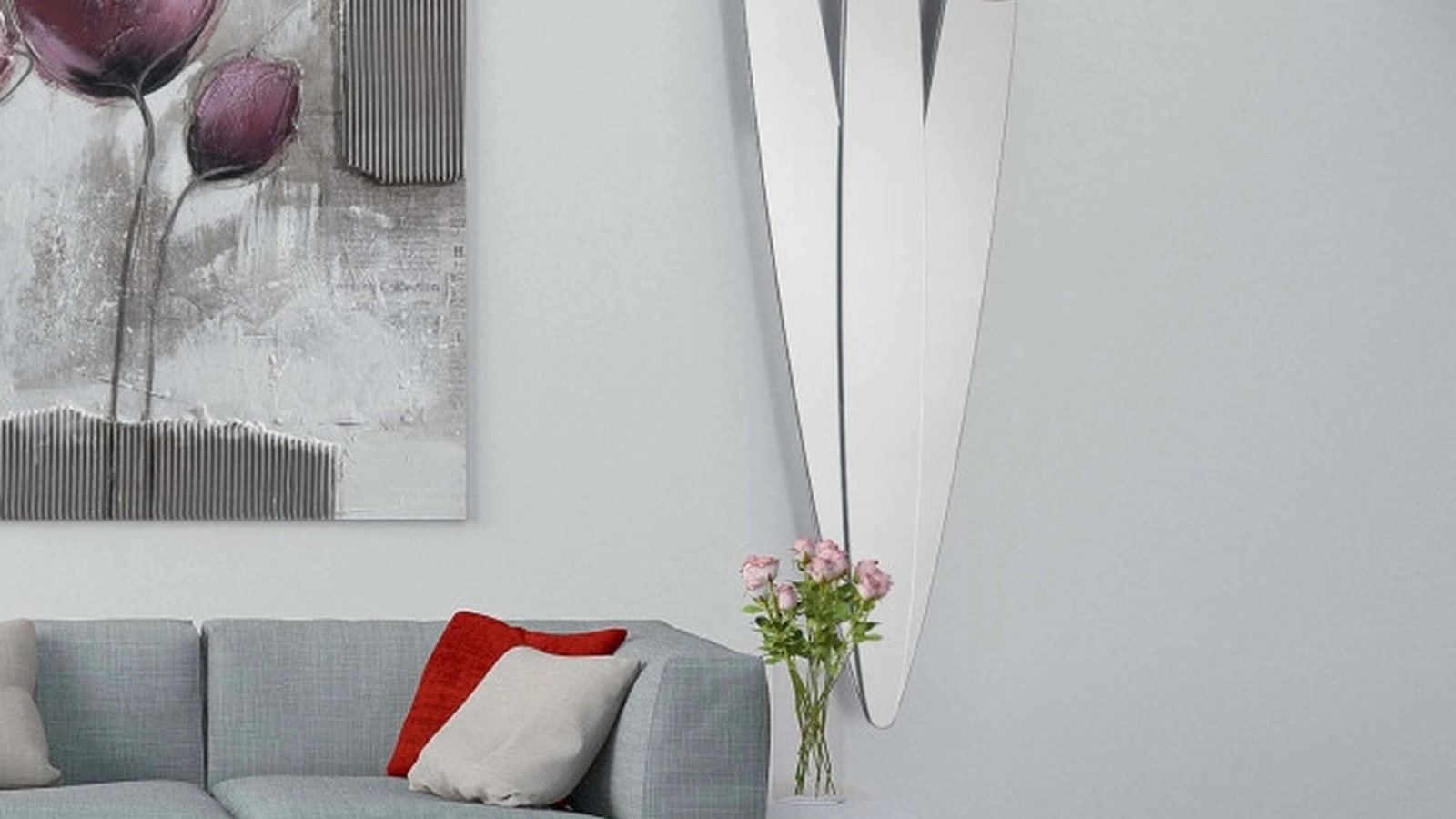 Specchiera appendiabiti decorativa moderna Twin di Maconi