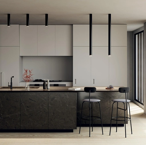 Lampada a soffitto A-Tube di Lodes