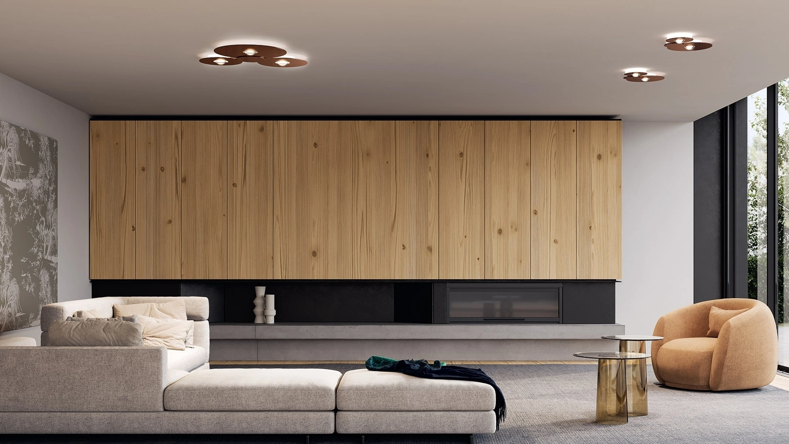 Lampada a soffitto Bugia di Lodes