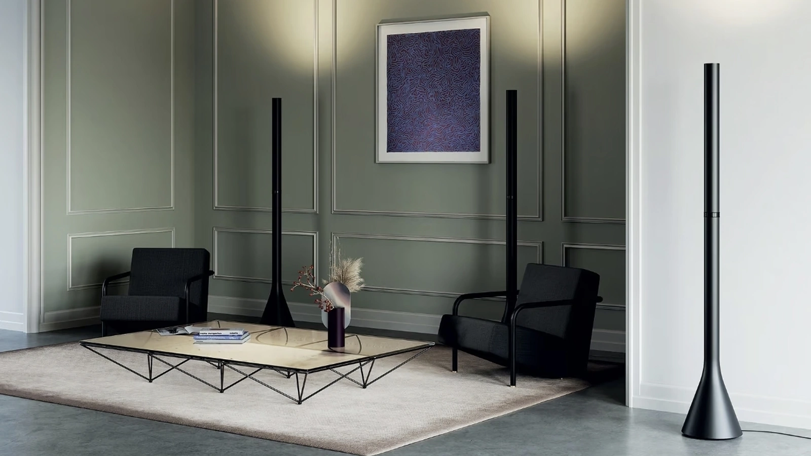 Lampada da terra di design Croma di Lodes