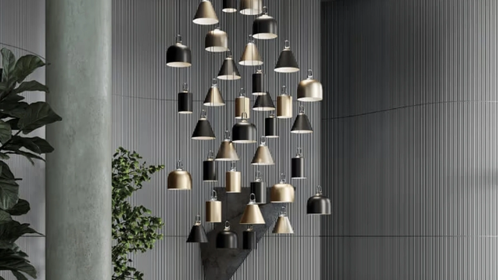 Lampada a sospensione Jim Bell di Lodes