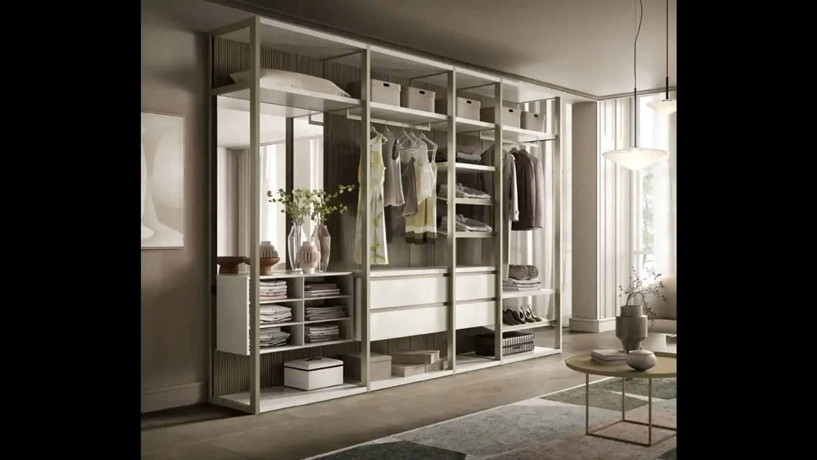 Cabina armadio Antares A121 di Moretti Compact Giorno Notte