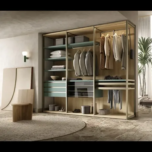 Cabina armadio Antares A123 di Moretti Compact Giorno Notte