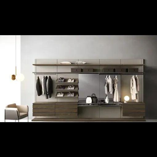 Cabina armadio Gemini G222 di Moretti Compact Giorno Notte