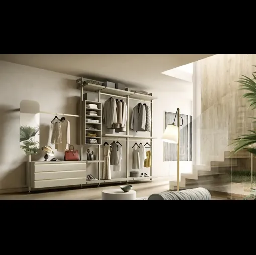 Cabina armadio Virgo V324 di Moretti Compact Giorno Notte