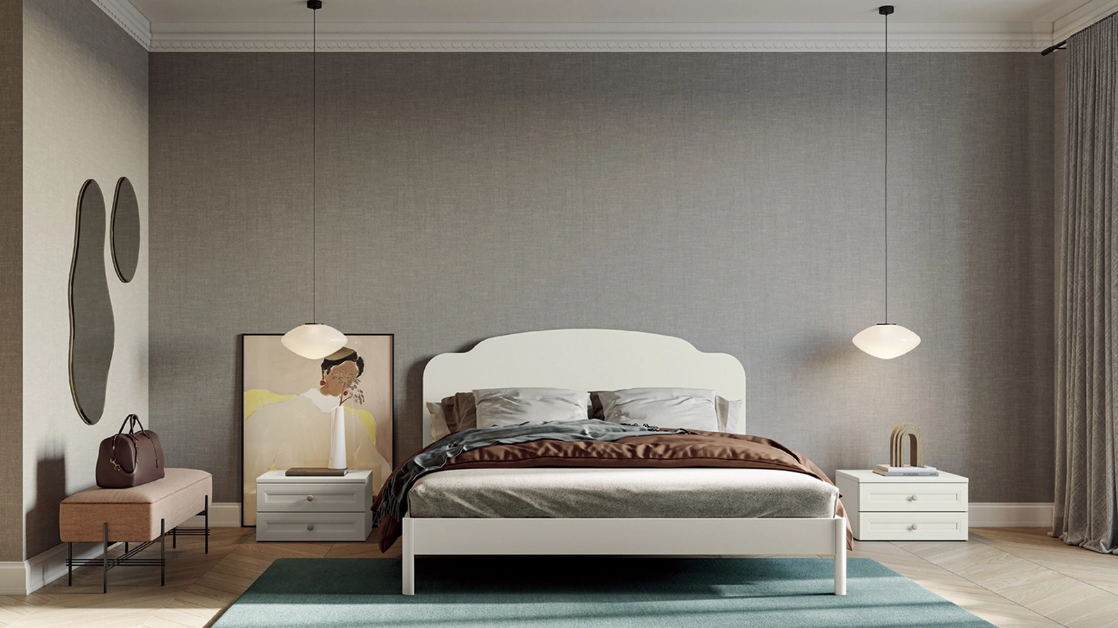 Comodino Arcadia Simply di Colombini Casa