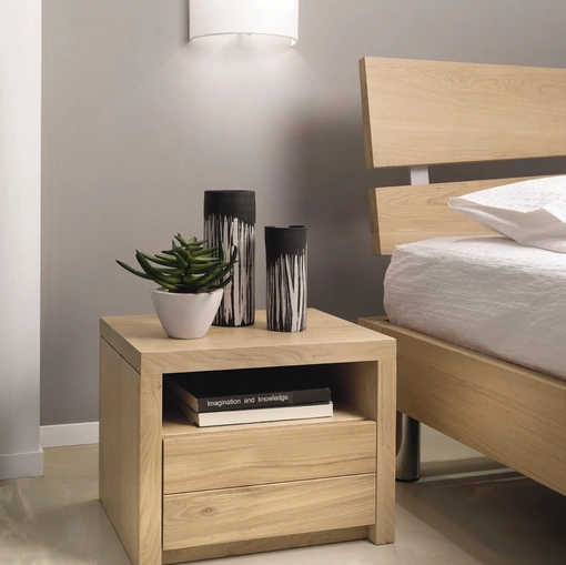 Comodino in Rovere massello Dreams TL1803 di Conarte