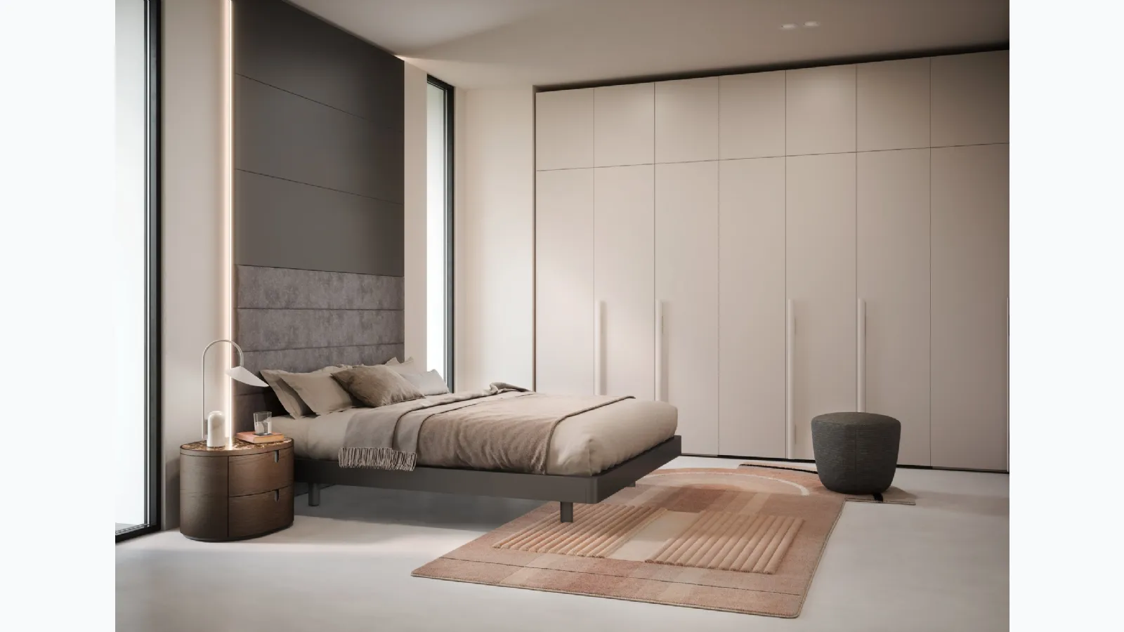 Comodino in legno Vesta di Novamobili