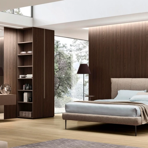 Letto imbottito Alby di Maronese