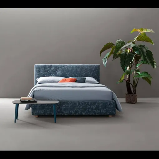 Letto matrimoniale imbottito Bloom di Bside