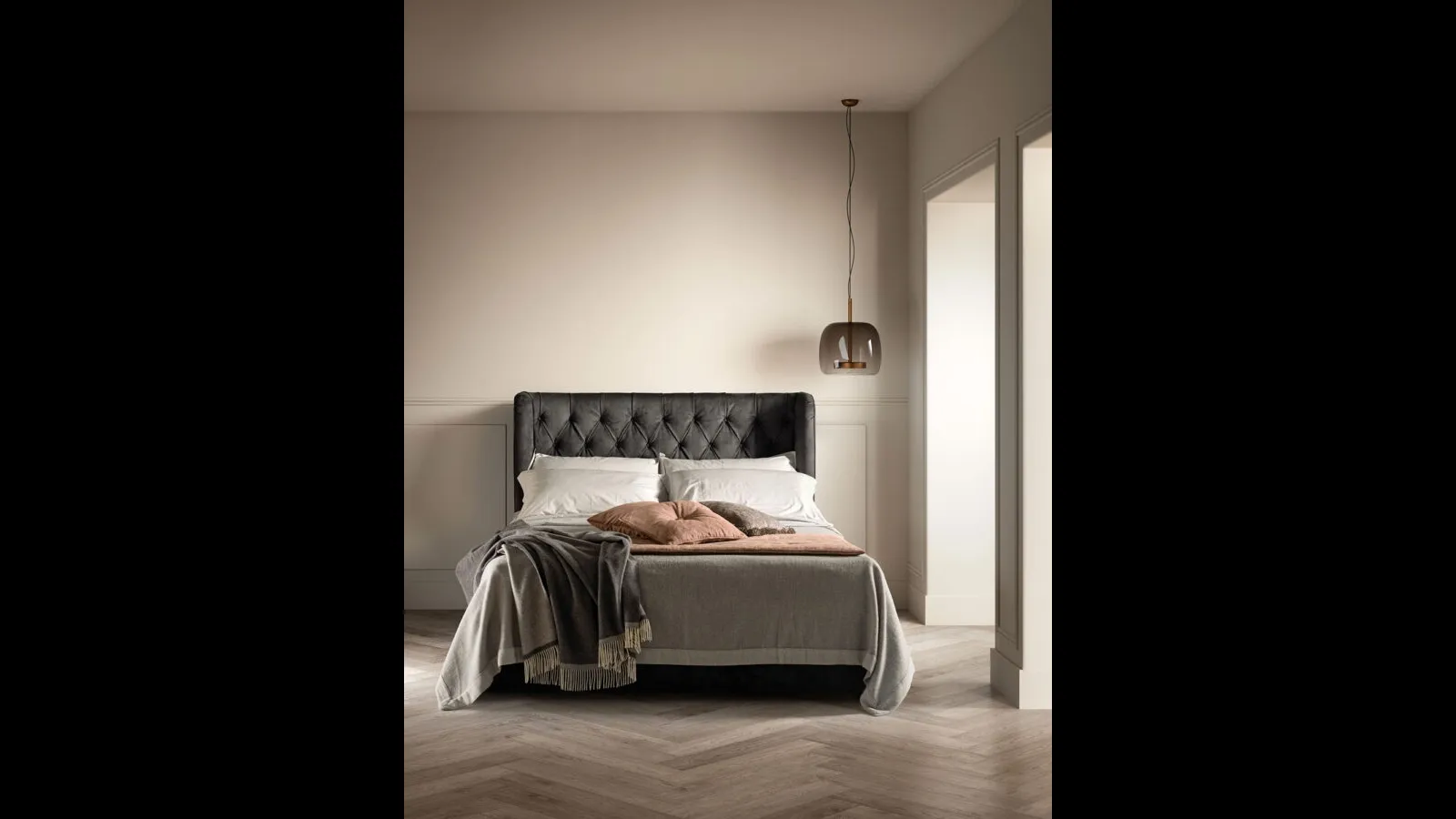 Letto con testiera Gem di Bside