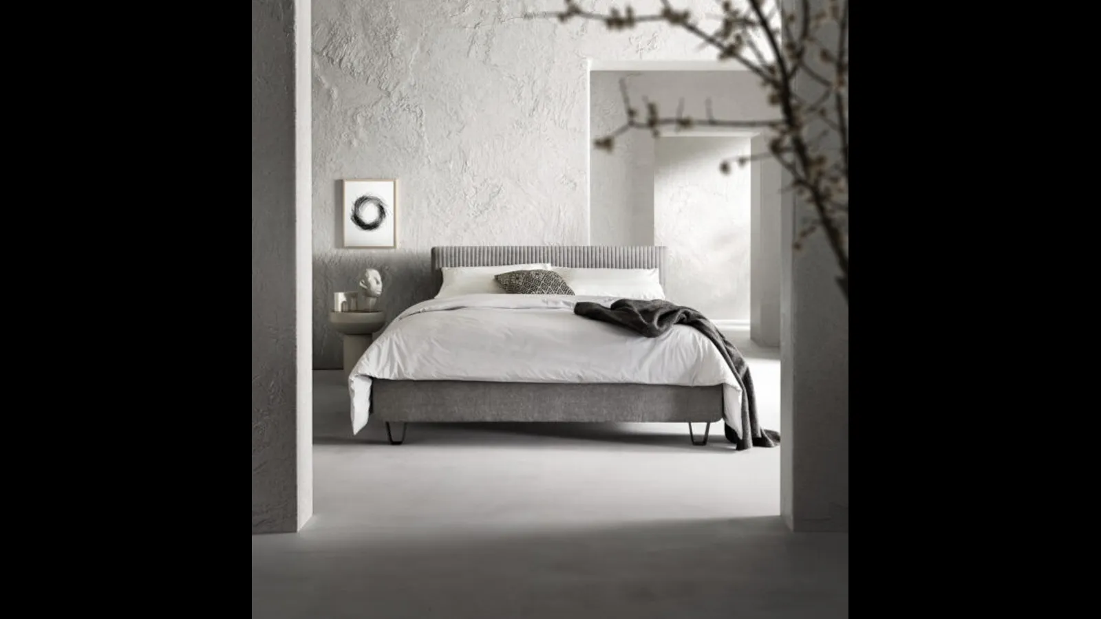 Letto in tessuto Keen di Bside