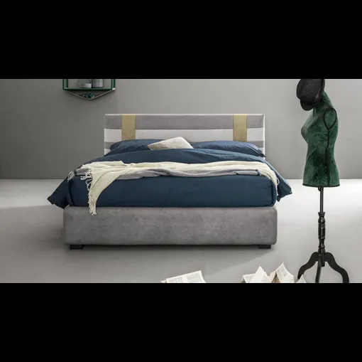 Letto moderno in tessuto imbottito Net di Bside
