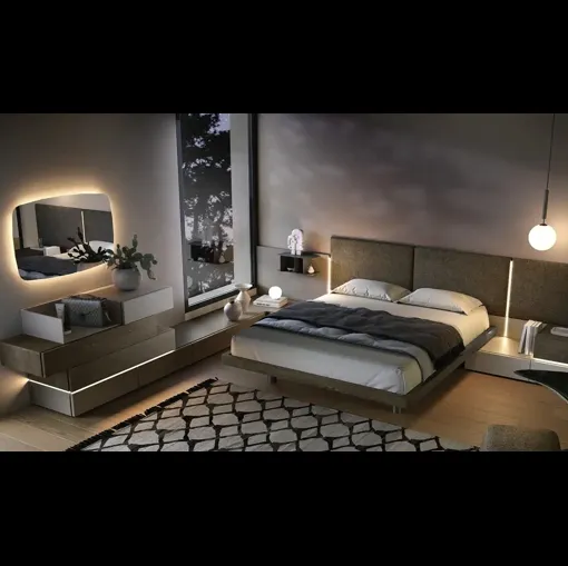 Letto di design Puzzle M17 di Moretti Compact Giorno Notte