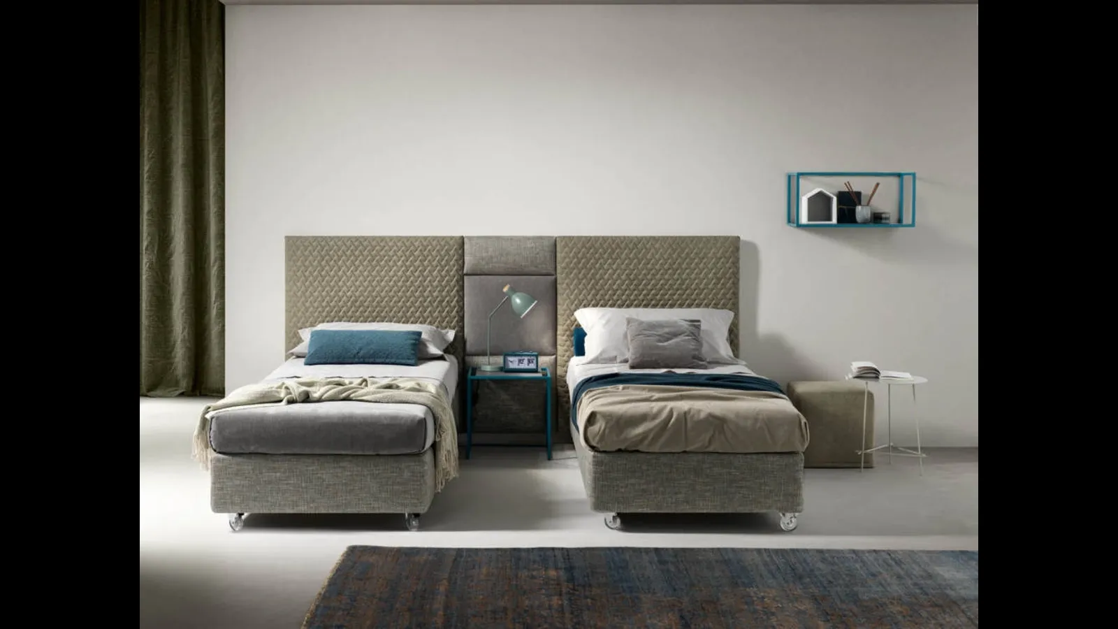Letto singolo Pannelli Wall di Bside