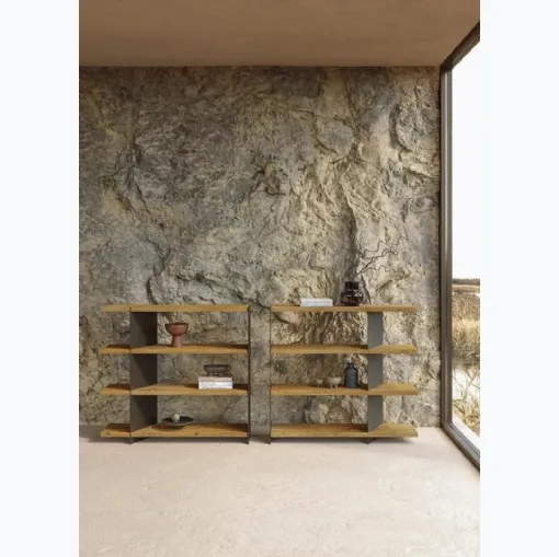 Libreria Graft Metal di Nature Design