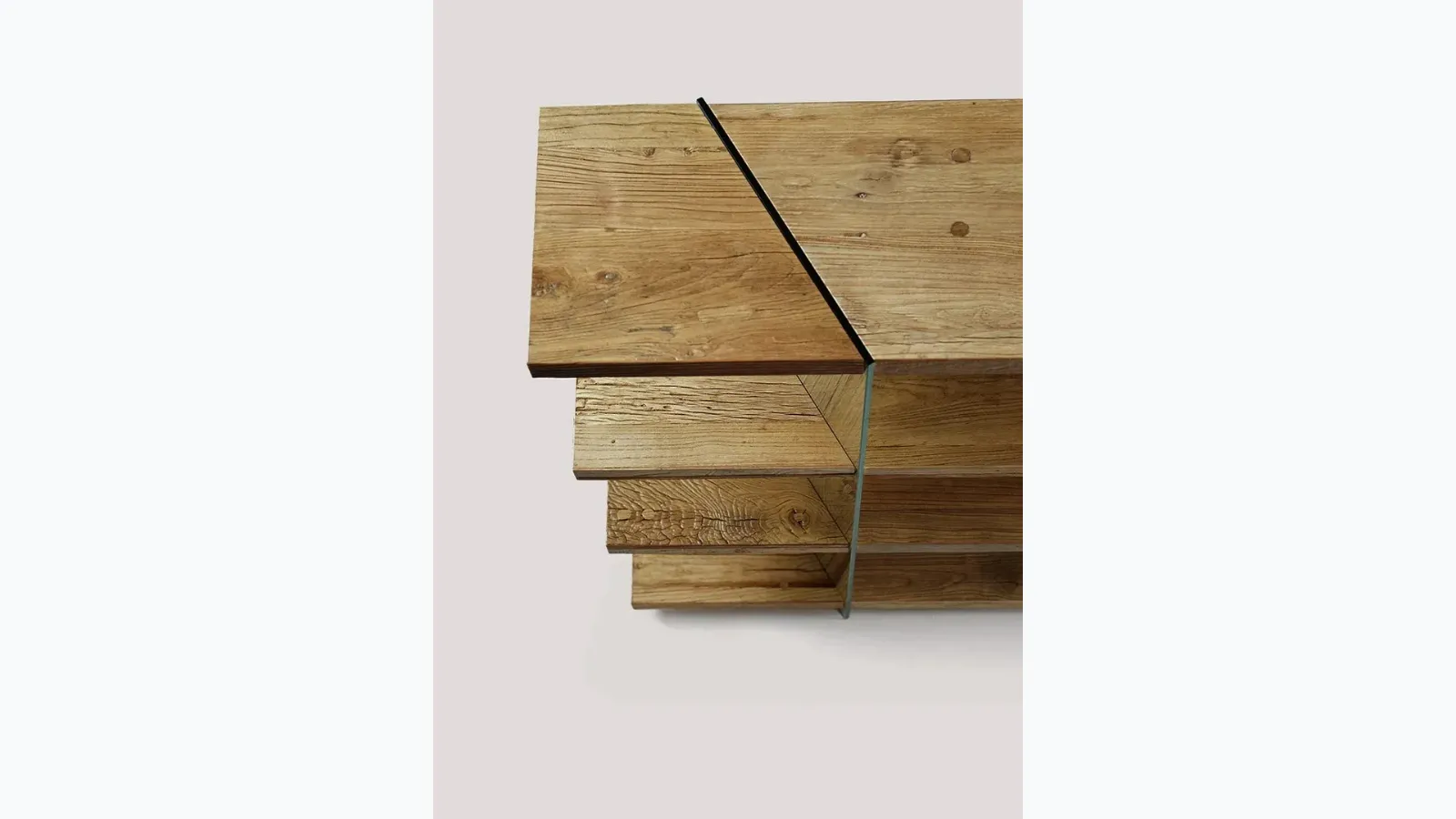 Libreria Graft Glass di Nature Design