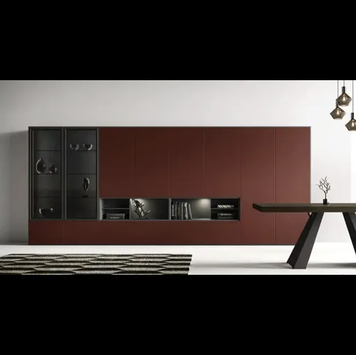 Libreria Kosmos KL204 di Moretti Compact Giorno Notte