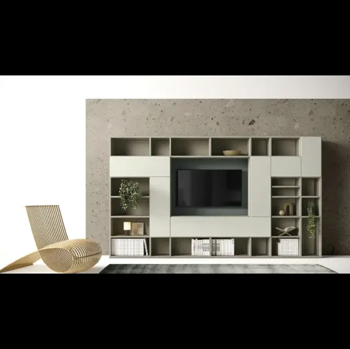 Libreria Kosmos KL214 di Moretti Compact Giorno Notte