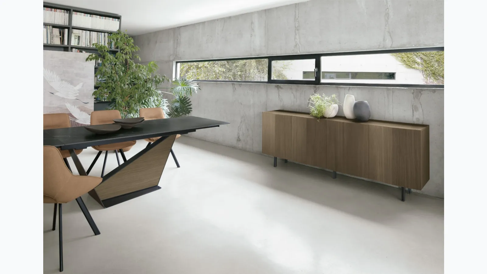 Madia Demetra 220 in laminato effetto legno di Target Point