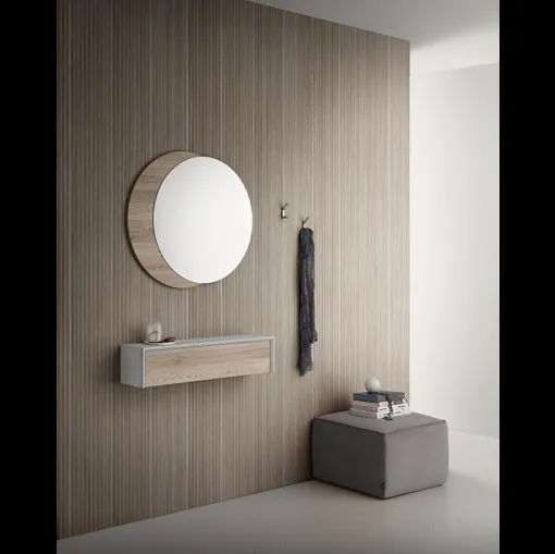 Mobile ingresso in melaminico con specchio Lego di La Primavera