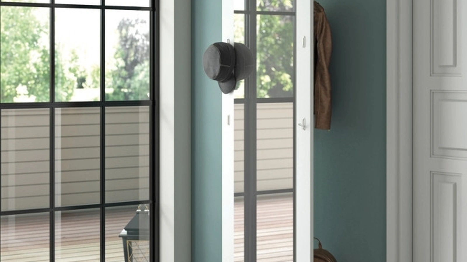 Mobile ingresso con specchiera Family 304 di Maconi