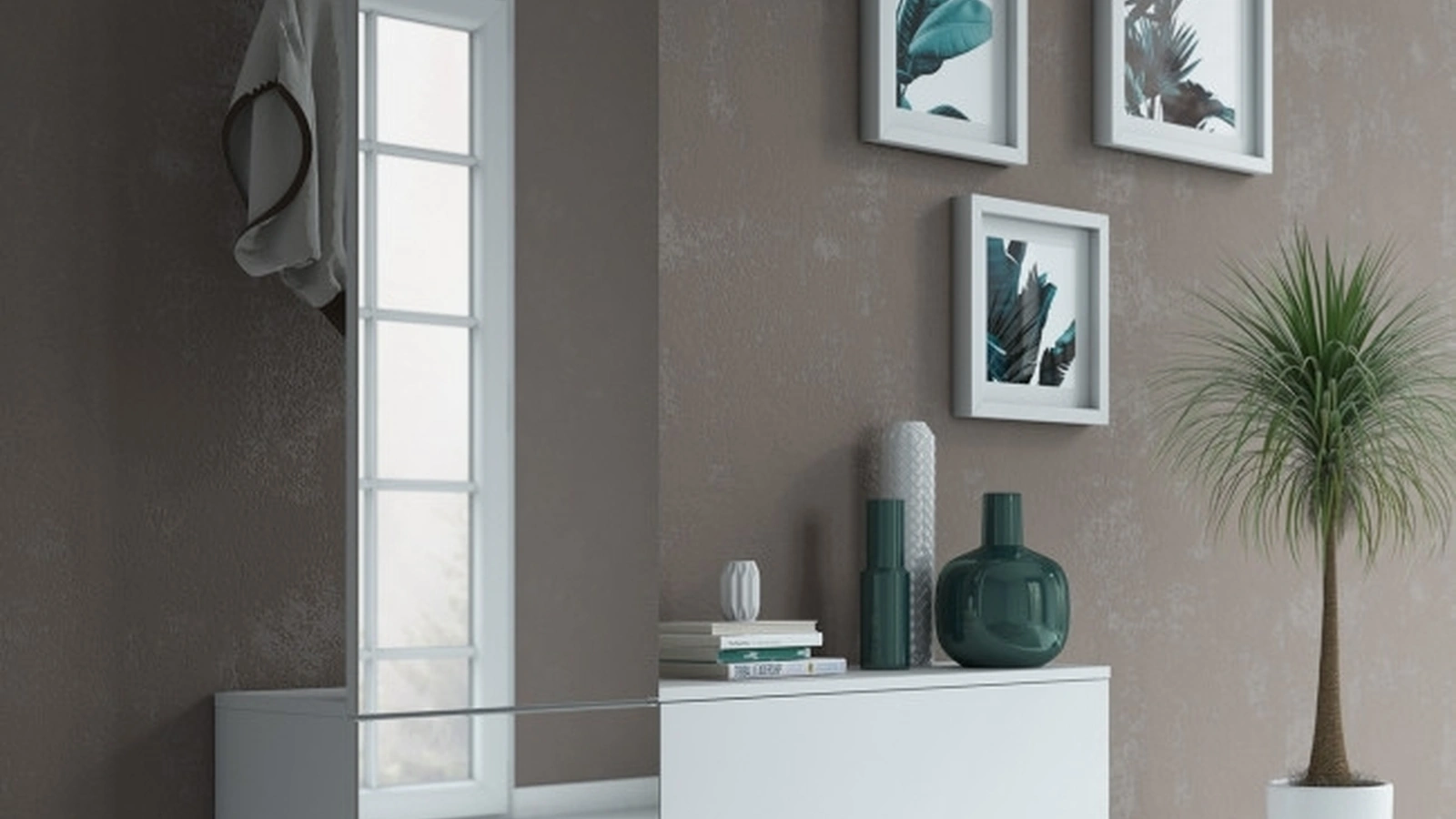 Mobile ingresso appendiabiti H03 di Maconi