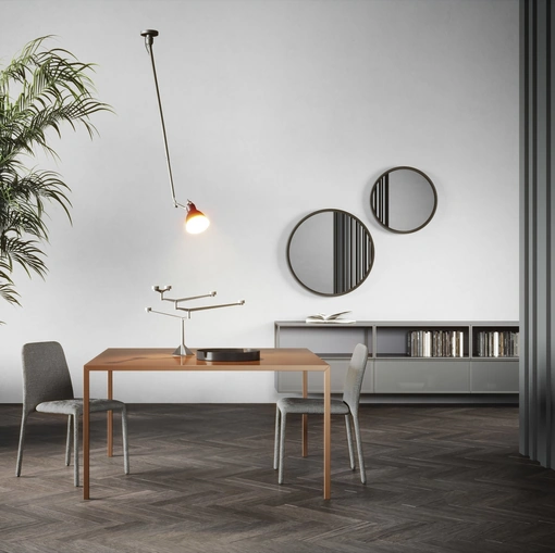 Mobile sospeso Box 18 Grigio Lucido di Novamobili