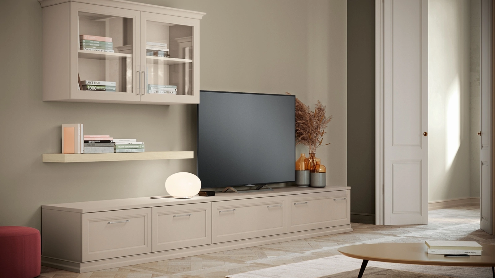 Parete Attrezzata Arcadia AS010 di Colombini Casa