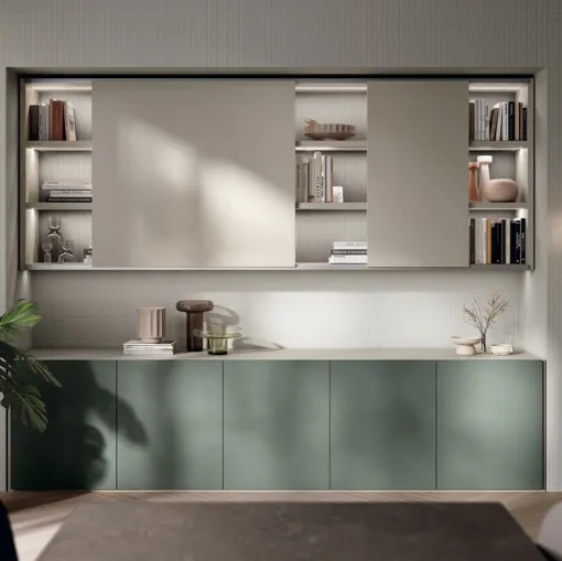 Parete Attrezzata Living Regola 01 di Scavolini
