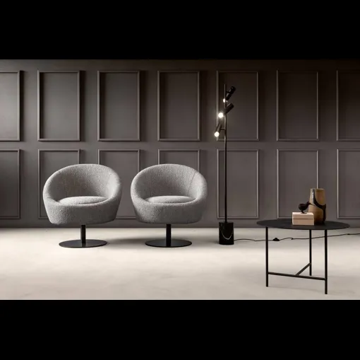 Poltroncina in tessuto Bubble di Samoa