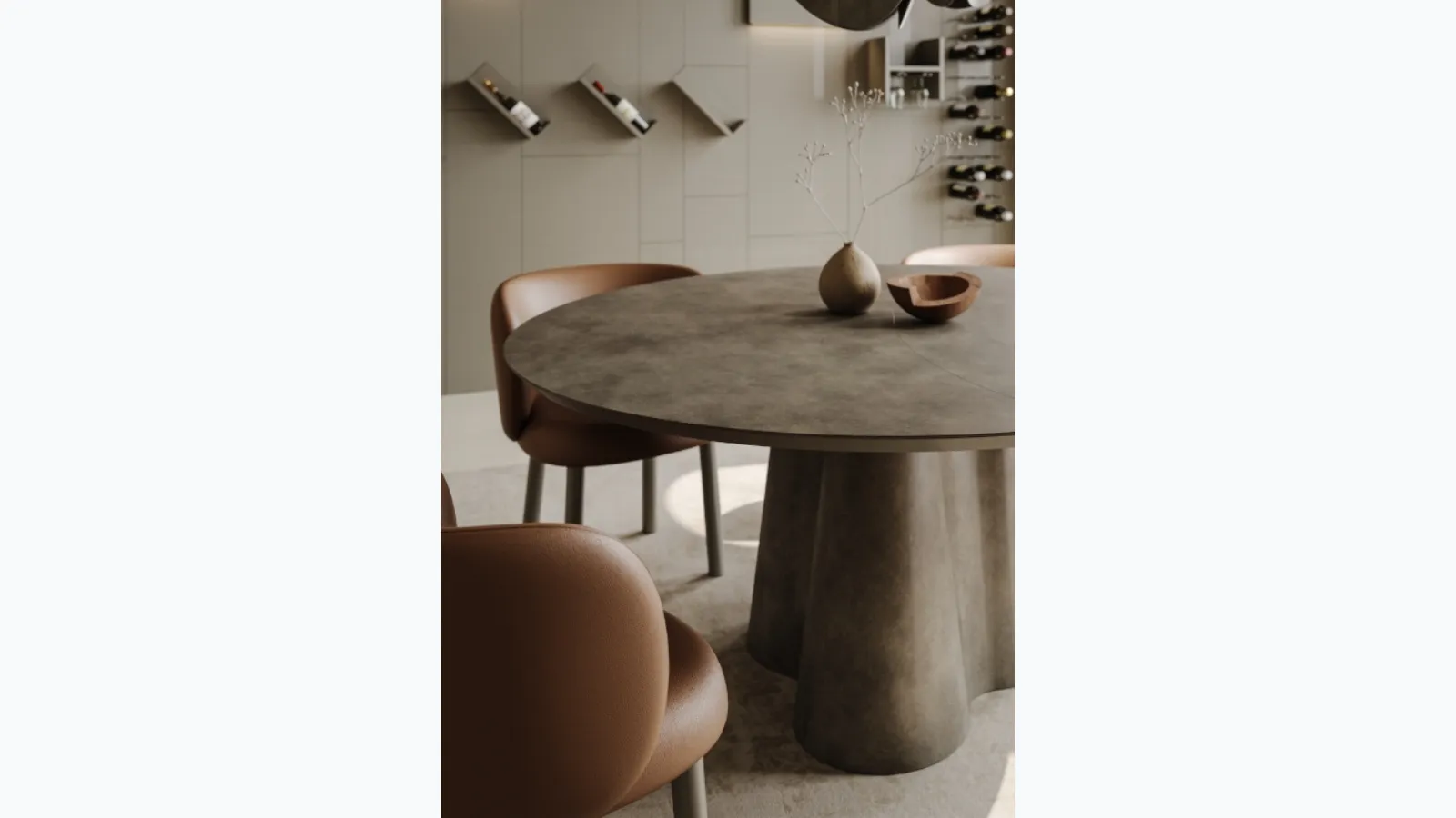 Tavolo Jupe Round di Ronda Design