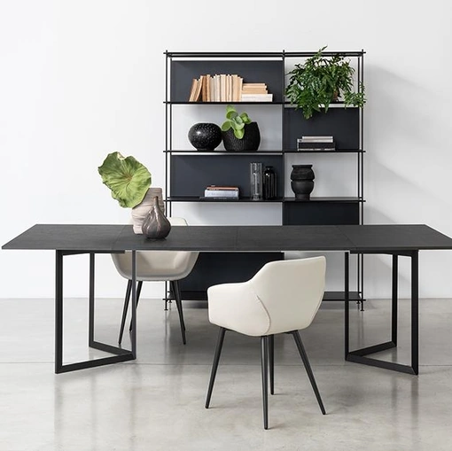 Tavolo quadrato Lupin XL di Pezzani