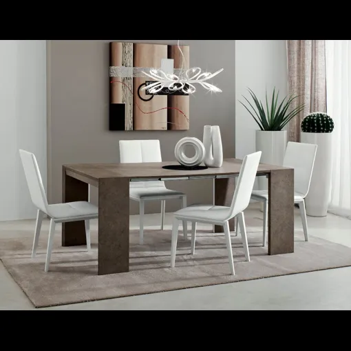 Tavolo consolle allungabile Paolo in laminato HPL di La Primavera