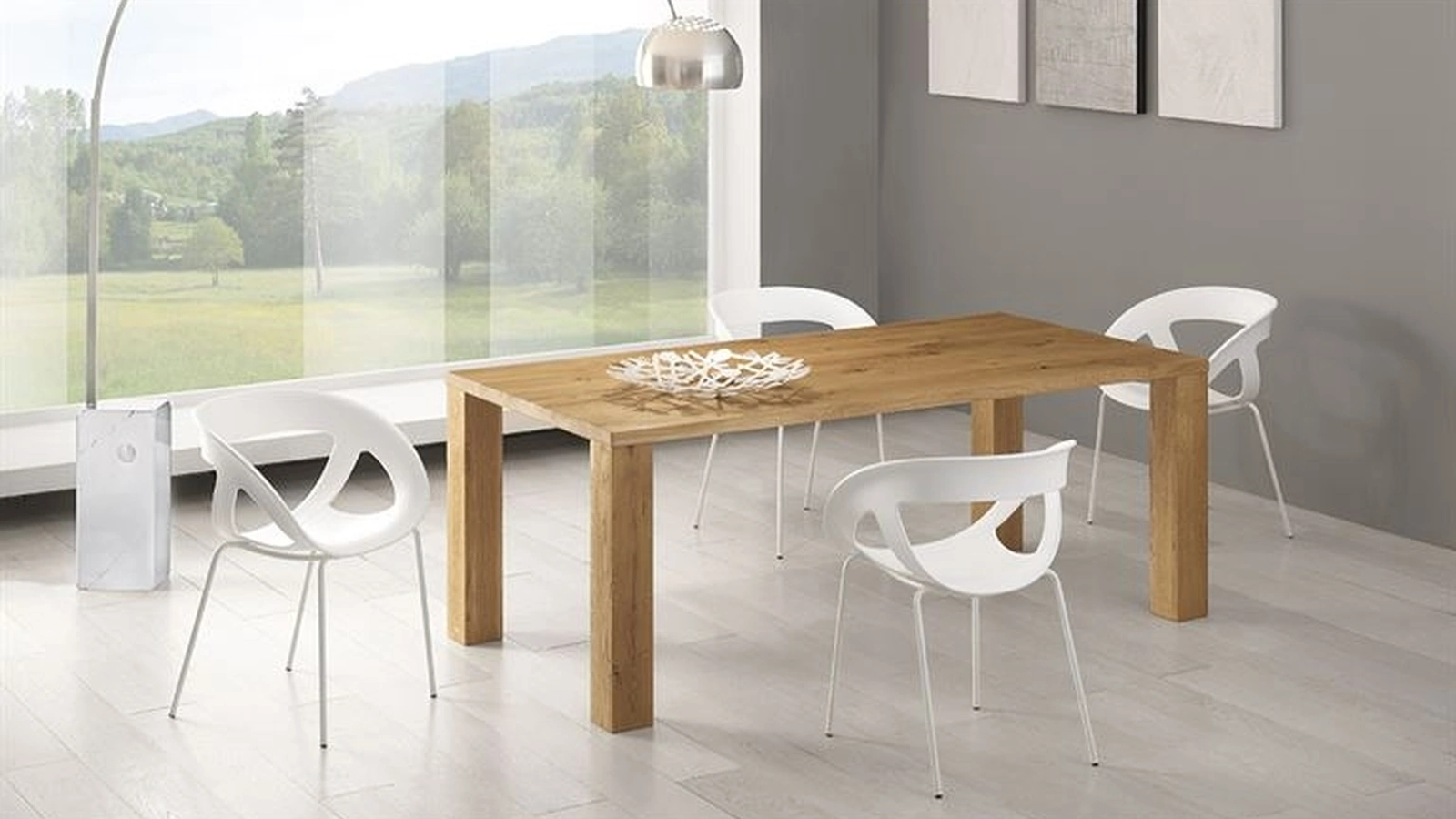 Tavolo allungabile in Rovere massello 4250 di Conarte