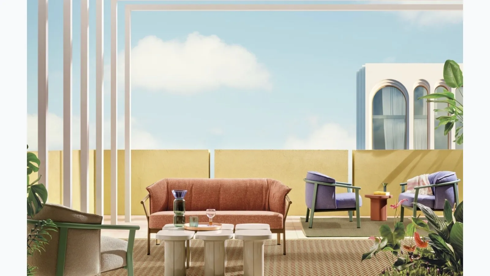 Arredo da esterno Lamorisse di Pedrali