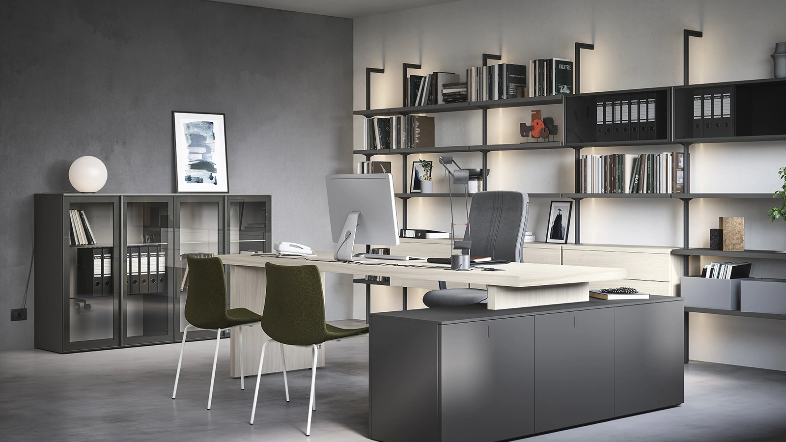 Scrivania Direzionale 01C di Cinquanta3